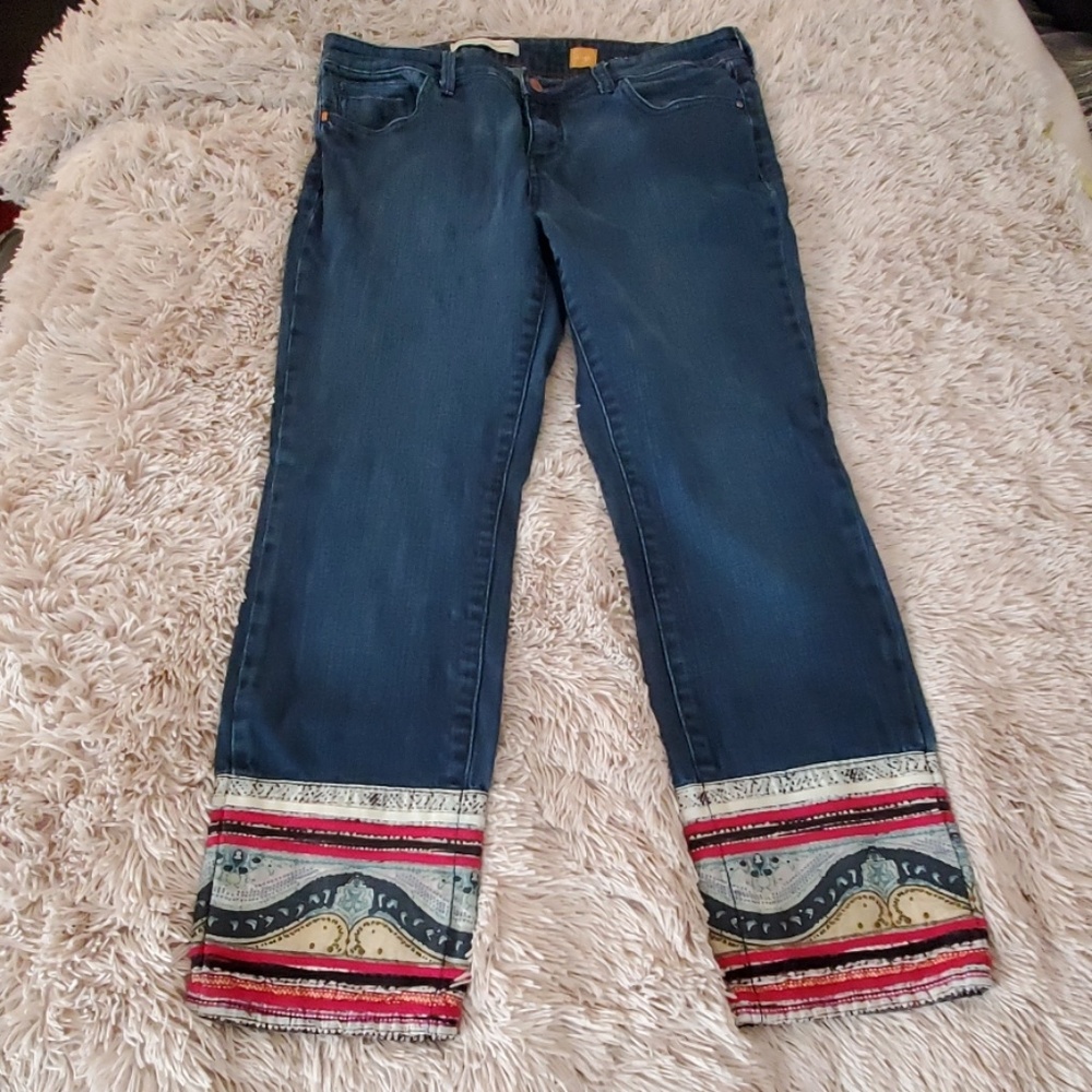 Anthro Pilcro and the letterpress Jean's size 31